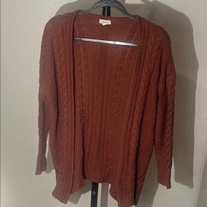 Debut Women's Rust Cardigan Sweater